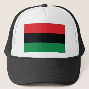 Casquette Drapeau rouge, noir et vert