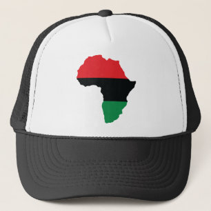 Casquette Drapeau rouge, noir et vert de l'Afrique
