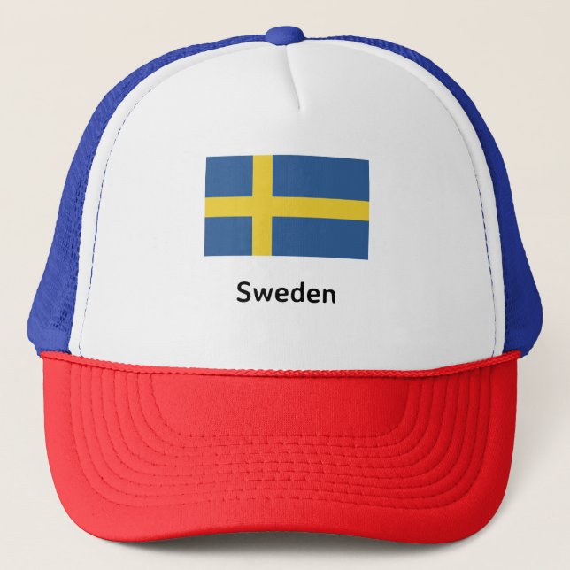 Casquette Drapeau Suède (Devant)