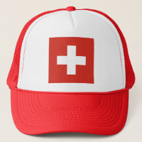 Drapeau Suisse - croix blanche