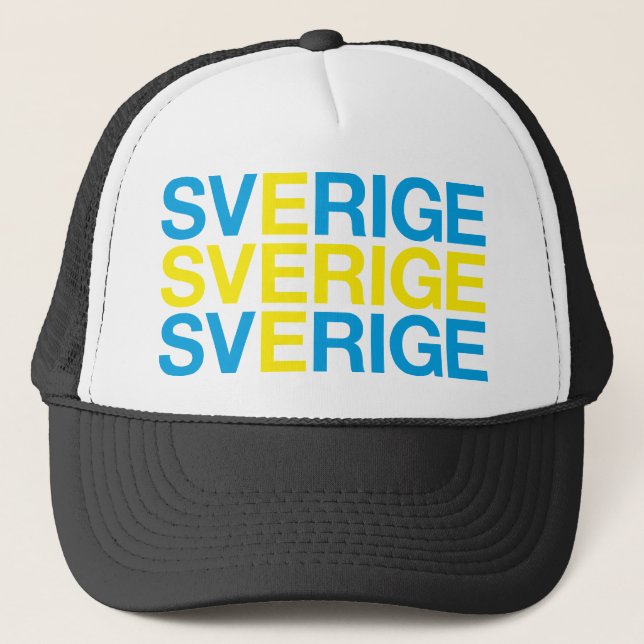 Casquette Drapeau SVERIGE (Devant)