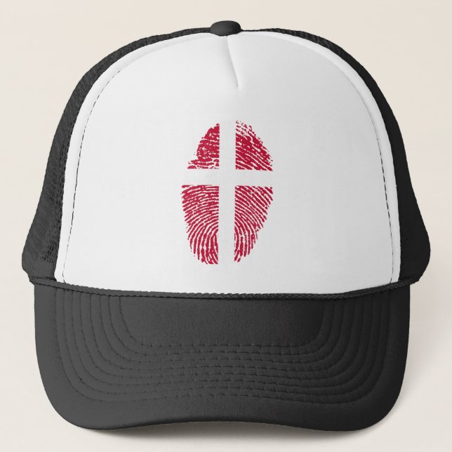 Casquette Drapeau tactile danois (Devant)