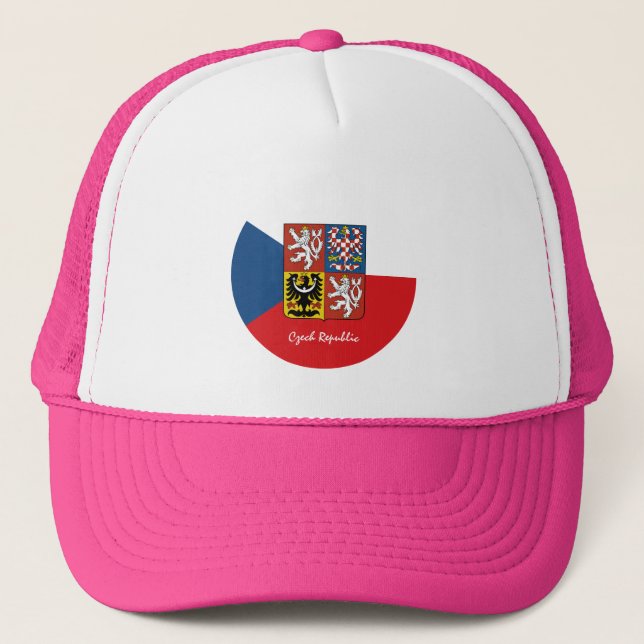 Casquette Drapeau tchèque, Emblem & République tchèque mode  (Devant)