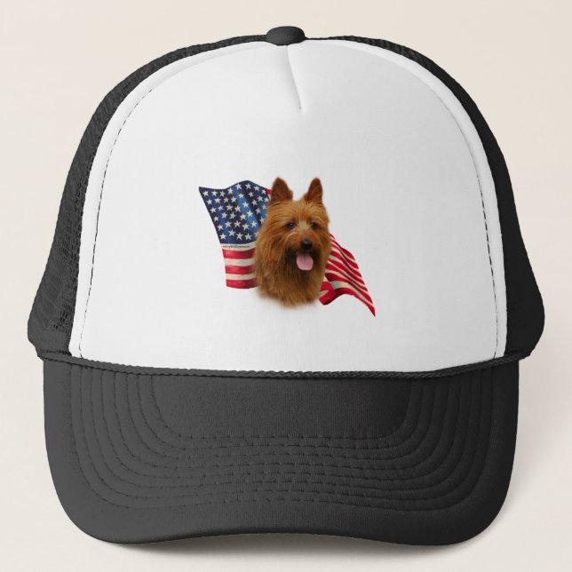 Casquette Drapeau Terrier australien (Devant)