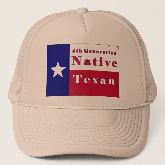 Casquette Drapeau texan natif de 4e génération (Devant)