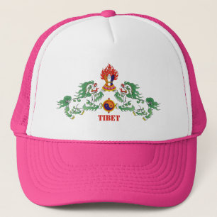 Casquette Drapeau Tibet & Lions de Neige / Bouddhisme