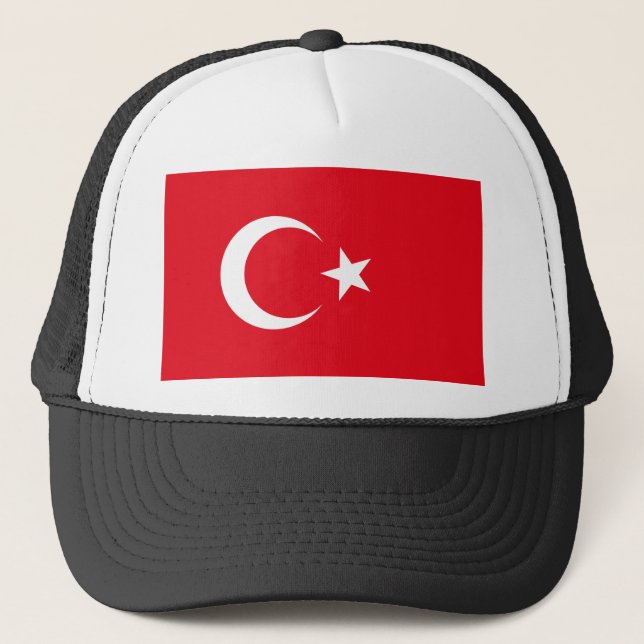 Casquette Drapeau Türkiye - Turquie (Devant)