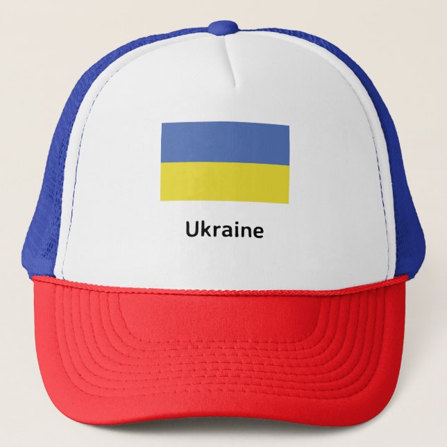 Casquette Drapeau Ukraine (Devant)
