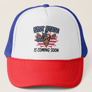 Casquette Drapeau USA Cool Moose 51e État Humour Politique