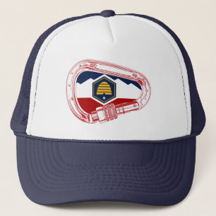 Casquette Drapeau Utah Escalade carabiner