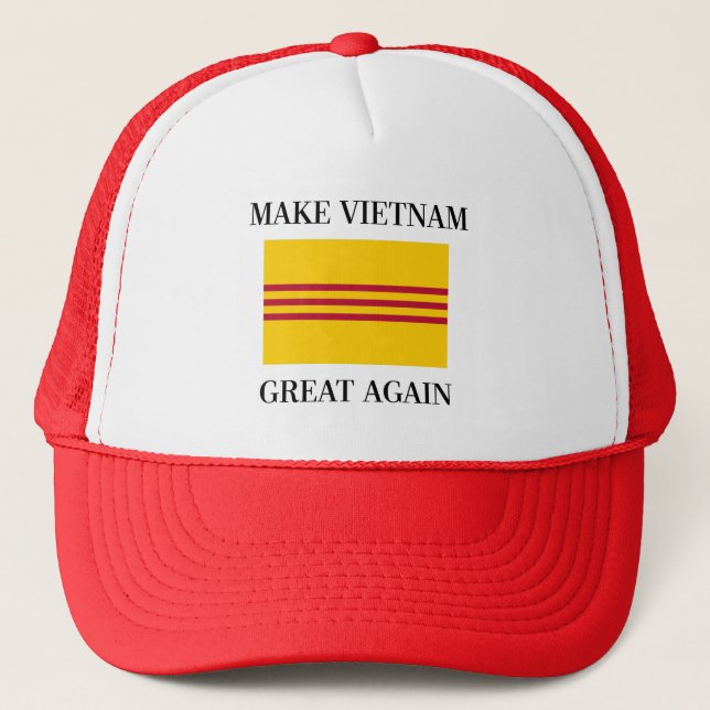 Casquette Drapeau vietnamien du sud - rendez le Vietnam (Devant)