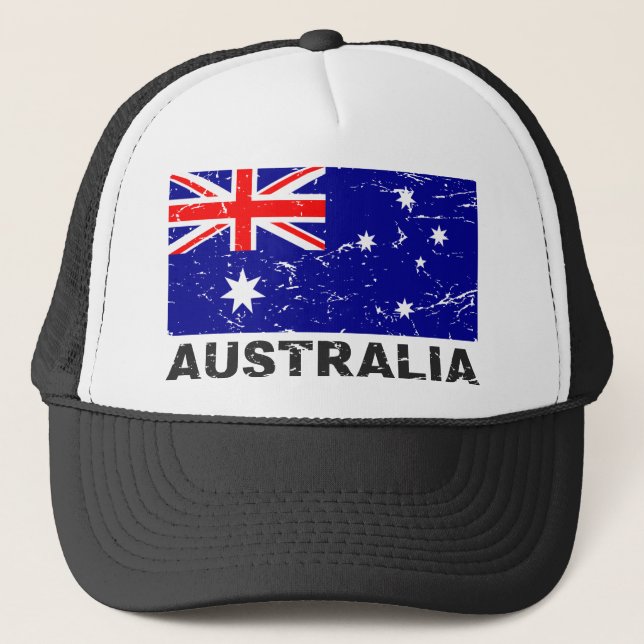 Casquette Drapeau Vintage Australie (Devant)