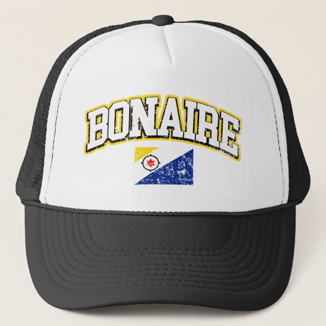 Casquette Drapeau Vintage Bonaire (Devant)