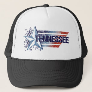 Casquette Drapeau vintage des Etats-Unis avec l'étoile -
