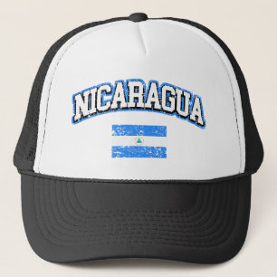 Casquette Drapeau Vintage du Nicaragua