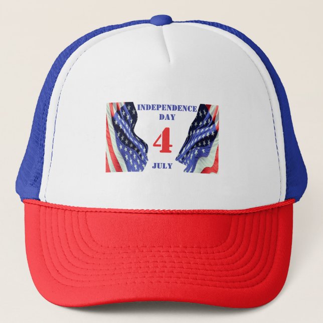 Casquette Drapeaux américains pour le Jour de l'Indépendance (Devant)