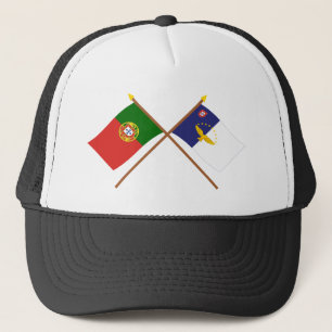 Casquette Drapeaux croisés du Portugal et des Açores