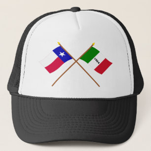 Casquette Drapeaux croisés du Texas et d'Alamo