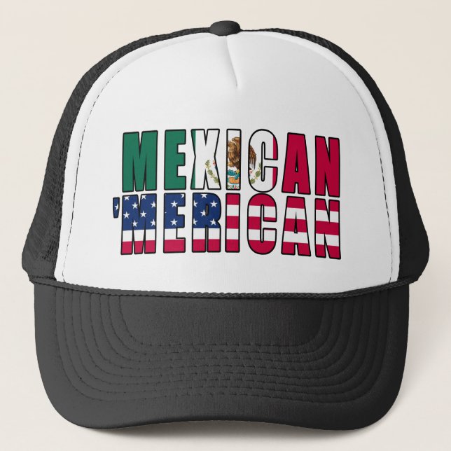 Casquette Drapeaux de Merican de Mexicain '- (Devant)