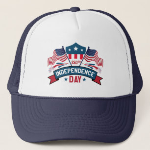 Casquette Drapeaux et feux d'artifice du 250e anniversaire d