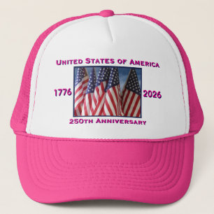Casquette Drapeaux patriotiques américains pour le 250e anni