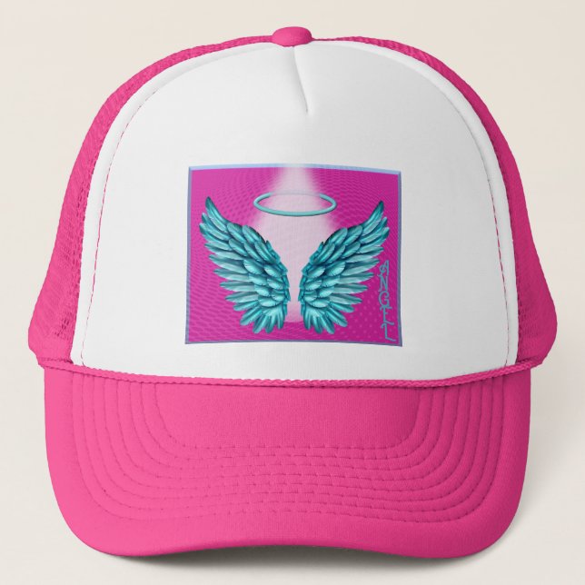 Casquette "Dreamlike Angelic Wings and Halo" (Devant)