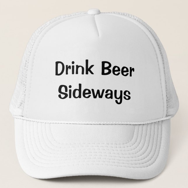 Casquette Drink Beer Sideways (Devant)