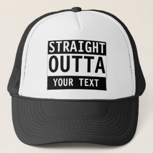 Casquette DROIT fait sur commande d'OUTTA -