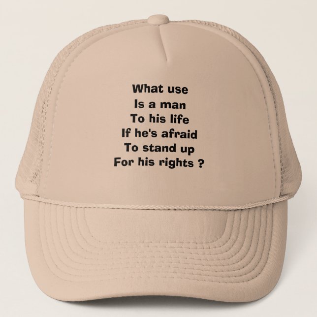 Casquette droits (Devant)