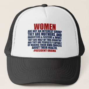 Casquette Droits des femmes Citation d'Obama