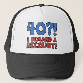 Casquette Drôle 40e anniversaire Gag cadeau