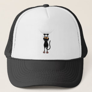 Casquette Drôle Accrocher sur le chat