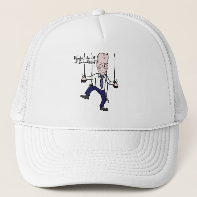 Casquette Drôle Anti Joe Biden Marionnette Caricature politi (Devant)