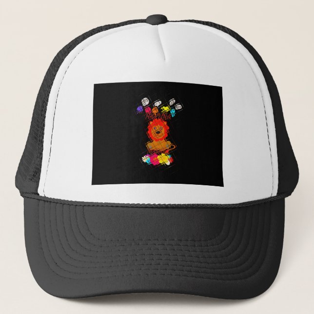 Casquette Drôle bébé Lion King : Hakuna Matata Art Design (Devant)