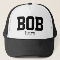 Drôle Bob Ici Trucker Chapeau