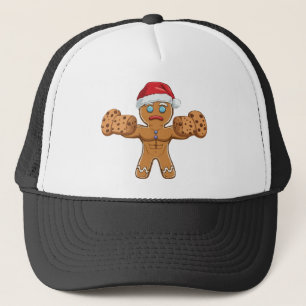 Casquette Drôle Bonhomme en Pain d'Épice Déchiré Noël