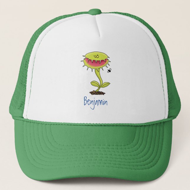 Casquette Drôle carnivore Vénus piège à mouches plante dessi (Devant)