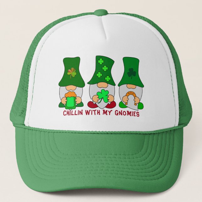Casquette Drôle Chillin avec mon Jour de la Saint Patrick Gn (Devant)