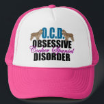 Casquette Drôle Cocker Spaniel<br><div class="desc">J'ai des OCD pour les mignons chiens espaniers cocker. Un peu d'humour de chien avec deux jolis spaniels cocker assis sur les mots Obsessive Cocker Spaniel Disorder fait un cadeau amusant pour un propriétaire.</div>