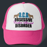 Casquette Drôle Cocker Spaniel<br><div class="desc">J'ai des OCD pour les mignons chiens espaniers cocker. Un peu d'humour de chien avec deux jolis spaniels cocker assis sur les mots Obsessive Cocker Spaniel Disorder fait un cadeau amusant pour un propriétaire.</div>