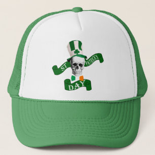Casquette Drôle crâne gothique Irlandais St Patrick's day