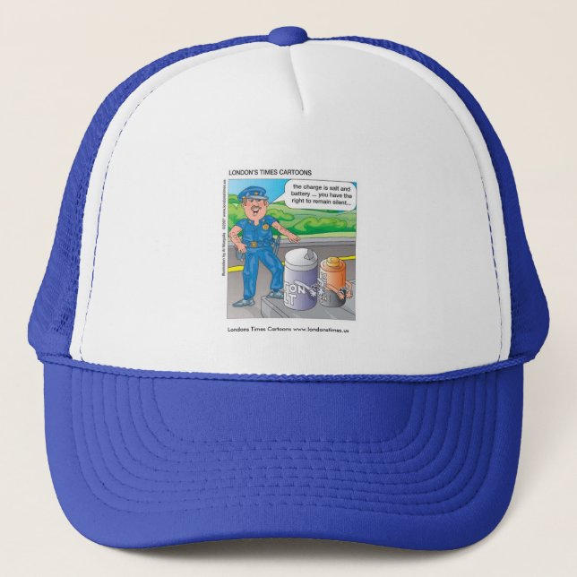 Casquette drôle d'agression et de batterie d'humou (Devant)