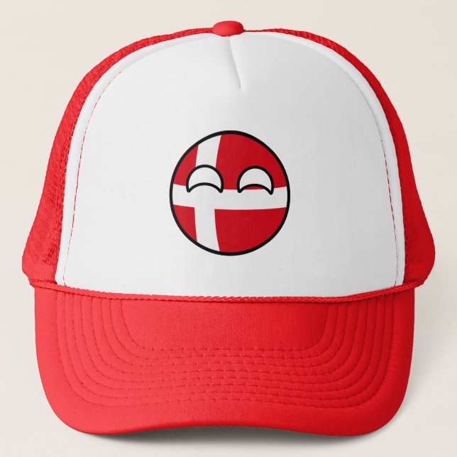 Casquette Drôle dans le Trending Football Geeky Denmark (Devant)