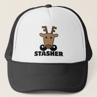Casquette drôle dasher stasher mustache rennes