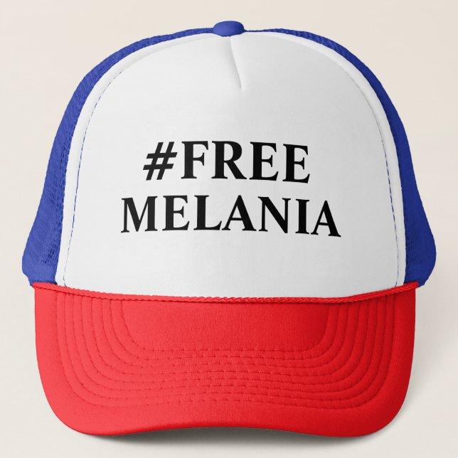 Casquette drôle d'atout de #FreeMelania (Devant)