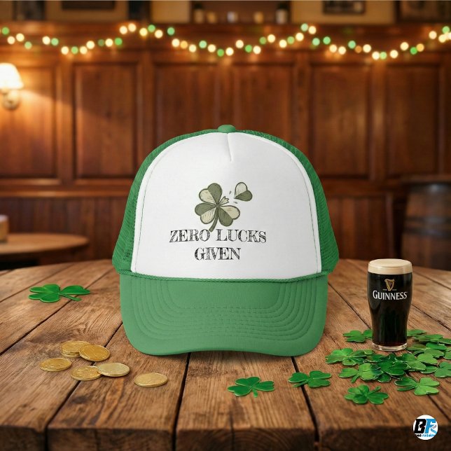 Casquette Drôle de chance zéro donnée Saint-Patrick sarcasme (Créateur téléchargé)