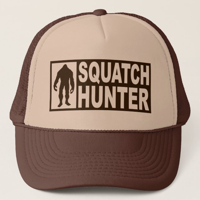 Casquette drôle de CHASSEUR de SQUATCH - (Devant)