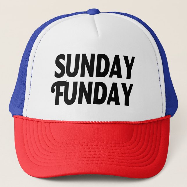 Casquette drôle de dimanche Funday (Devant)