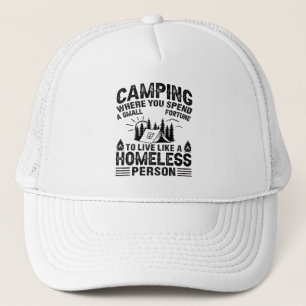Casquette Drôle de dire de camping