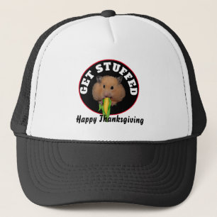 Casquette Drôle de hamster à l'Action de grâce